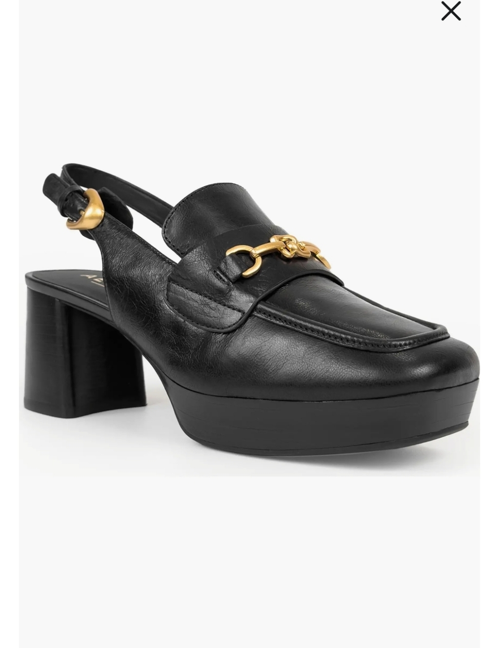 AREOSOLE Sorin Slingback Bit Loafer Pump SZ 8 - Picture 2 of 12